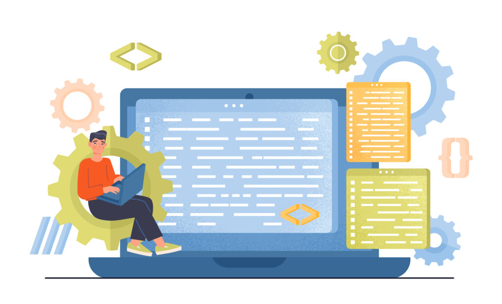 プログラミングしてるイメージ画像